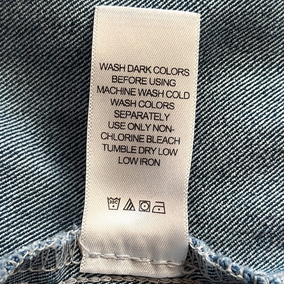 Jessica London Ombré Blue denim jacket size 18W - Picture 6 of 8